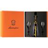 Lamborghini Ottagonale Extra Brut 0,75L, Yellow Label, Vino Spumante Secco, Metodo Charmat MADE IN ITALY (Ottagonale, Cofanetto + Flûte)