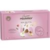 Doni Bomboniere Confezione 1Kg Confetti Gusto Mix Frutta con Mandorla Ricoperta di colore Rosa per Nascita Battesimo Compleanno Bimba Segnaposto Confettate Made in Italy