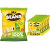 Mr. Beans, Snack Salati a Base di Legumi, Ricchi di Fibre e Proteine, Non Fritti, Senza Glutine, Gusto Wasabi, 12x40 g