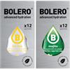 Generico SET 24 BOLERO bustine da 3 grammi 12 ice tea lemon limone + 12 Mojito Preparato istantaneo per Bevande con Stevia e Vitamina C e Senza Zucchero