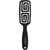 TB TOOLS FOR BEAUTY LUSSONI, spazzola flessibile per capelli con setole di cinghiale naturale, spazzola per districare i capelli (piccola)