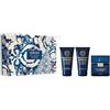 Versace Eau Fraiche Extreme Eau de Parfum Set regalo 2025-50 ml EDP, 50 ml gel doccia e 50 ml balsamo dopobarba
