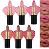 CHENREN Rossetto Diamond Glitter, Lucidalabbra metallizzato ad alta brillantezza, Rossetto waterproof a lunga tenuta e anti-sbavatura, Effetto rimpolpante per donna