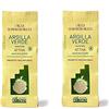 Argital Argilla Verde Ventilata - 500 Grammi - 2 Confezioni