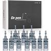 Dr. Pen Dr Pen Ultima M8 Kit di penne per microneedling wireless, con 10 cartucce (16 pin x 5 pezzi, 36 pin x 5 pezzi)