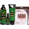 FEI FAN SET SANDALO DEL KASHMIR E VETIVER: Bagno Crema Aromatico 500ml + Doccia Crema Aromatica 250ml + Profumo Aromatico 100ml + Guanto In Spugna