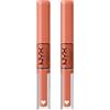 NYX Professional Makeup Shine Loud Rossetto Tonalità Goal Crusher No Transfer Ultra-Pigmentato Gloss Brillante Lunga Tenuta 16h Finish Lucido Colore Intenso Formula con Oli Nutrienti - 2 Rossetti