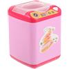 Housoutil Macchina Elettrica Compatta per Pulizia Pennelli da Trucco in Plastica Rosa, Pulitore Rapido e Profondo per Pennelli e Spugne, per Uso Quotidiano