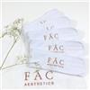 WEIYOUDP Fasce per capelli da spa personalizzate con logo per estetista, regolabile, con chiusura in velcro, logo personalizzato ricamato, set regalo per il viso (5 pezzi)