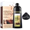 Fellflying Shampoo Per Capelli Neri - Tinture Naturali, Copre I Grigi, Lunga Durata Per Uomini E Donne, 30 Giorni, 500 Ml
