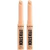 Nyx Professional Makeup Pro Fix Stick Correttore 05 Vanilla Idrata Corregge Illumina con Acido Ialuronico Tenuta 12h per Pelli da Chiare a Medie - 2 Correttori