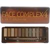 Face Complex Professional Makeup Palette Ombretti Coggee, 12 Tonalità, Pigmenti Pressati, Effetto Glitter and matte, CONFEZIONE DA 1