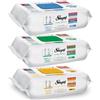 HeartGlobal 3 x Sleepy Easy Clean - 100 panni per ogni colore - blu: con candeggina, verde e giallo: senza cloro e vegetale + protezione per spedizione HeartGlobal