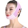 Zymjzbetic Fascia for il viso leggera a forma di V, confortevole, dimagrante notturno, regolabile, supporto tonificante invisibile per il lifting facciale(PURPLE)