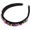 HEALLILY Fascia Larga Della Pietra Preziosa Del Rhinestone Del Diamante - Accessori Per Cerchio Copricapo Headwear