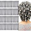 Generico Set Di Aste Per Permanenti Per Capelli, Piccole Aste Di Curling, Bigodini Per Capelli Da 60 Pezzi, Kit Di Curling -, Design A Presa Stretta E Alta Qualità, 3.23x0.59x0.59 Pollici, Per Saloni,