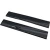 WEIAIFecy Alloggiamento anteriore Caso Sinistra Destra Faceplate Pannello di Ricambio per PS3 Slim 4000 Console Nero Cover Shell