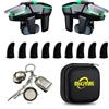 Mikirini Kit combo 13 in 1 per iPhone/telefoni Android, controller di gioco per cellulari PUBG Mobile/Call of Duty/Apex (metallo)