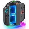 Mocagen Dock di ricarica per Nintendo Switch 2 accessori, supporto magnetico 4 in 1 Joy-Con, luce dinamica, ricarica rapida 2H compatibile con Switch 2 Joy Con Stazione di ricarica