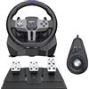 PXN V9 Gen2 Gaming Racing Wheel con pedali magnetici e cambio 270/900 ° driver a doppia vibrazione 0, sim car Driving Pc volante per PC, PS4, PS3, Xbox One, Xbox Series X/S switch