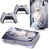 GALSOR Protettivo Per PS5 Skin Disc Edition Anime Console E Controller Vinile Cover Wraps Per PS 5 Version 29765 Senza Bolle E Senza Residui