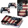PDURMBUAB Nessuna Schiuma Nessuna Bolla Per PS5 Skin Disc Edition & Digital Console E Controller Vinyl Cover Skins Wraps Resistente Ai Graffi, Compatibile 20931(Disc Version)