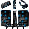 LNMLRBXEXZ Adesivo Skin Per PS5 Console Disc Edition & Digital Sticker Vinyl Decal Cover Per Ps5 Controller & Charging Station & Headset & Media Remote 42555 Decalcomania Per Cover(Disc Version)