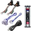 SJ@JX Arcade Controller Joystick Button Kit RP2040 Encoder, Joystick analogico 3D, latenza ultra bassa, per PC e Nintendo Switch