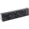 Generic Ventola di Raffreddamento Sottile Ad Alte Prestazioni 3 Porte Ventola Materiale di Dissipazione del Calore Silenzioso ABS Cavo USB 5,63x1,57x1,5 Pollici