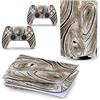 PDURMBUAB Nessuna Schiuma Nessuna Bolla Pelle Decalcomanie Anime Console Per PS5 Disk Edition 2 Controller Pellicola Vinile Avvolge, Durevole, Resistente Graffi 51251