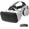 BHJAYIGS Occhiali VR, Visore Realtà Virtuale 3D, VR Visore Cuffie, Glasses 3D con Lenti HD Anti Luce Blu, Compatibili con Smartphone iPhone Android da 4,7-7,2 Pollici, Regalo di Natale, Regalo(D)