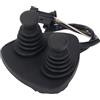 Sxhlseller Joystick a Doppia Impugnatura per Carrello Elevatore Leva di Controllo in Alluminio Resistente per 335 336 Sostituzione per Piccolo Carrello Elevatore Caricatore per Trattore per Vari