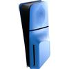 AARONMEI Custodia per PS5 Slim, pannello con fori per la dissipazione del calore, cover protettiva antigraffio e antipolvere, pannelli laterali di ricambio in ABS (azzurro-unità ottica)