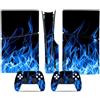 LNMLRBXEXZ Compatibile Con Adesivi Skin Per PS5 Slim Skin Disc Edition & Per Digital Console Controller Vinyl Cover Skins Wraps Scratch Resistant Compatible 46527 Avvolgimento(Disc Version)