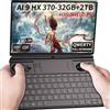 LANRUO GPD Win Max 2 2023 [AMD Ryzen 7 7840U-32GB+2TB] 10.1 pollici Mini Handheld Win 11 PC Videogiochi Console Gameplayer 1920X1200 Touchscreen Laptop Tablet PC 1TB M.2 SSD Storage