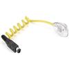 Qcwwy Lampada Portatile Bianca Flessibile per GameBoy Advance LED per Giocatori SP Alimentazione Diretta Dal Gamepad Angolo di Visione Regolabile