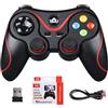 LYEAA V8 2.4G Controller di gioco wireless a doppia vibrazione per iOS PC PS3 Switch Mobile Phone