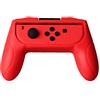 OSTENT 1 paio di supporti protettivi per controller Nintendo Joy-Con di colore rosso