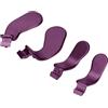 Generic Paddle in Metallo da 4 Pezzi per Controller , Parti di Ricambio in Acciaio Inossidabile con Chiusure a Grilletto, Facili da Installare per Giocatori Professionisti (PURPLE)