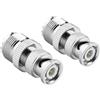 Aumotop Durevole Spina Maschio BNC a UHF SO239 PL-259 Femmina Jack Connettore Adattatore Coassiale RF 2 Pezzi per Scanner Radio e Apparecchiature Amatoriali