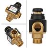 Aumotop Valvola Miscelatrice a 3 Vie con Temperatura Stabile in Ottone DN20 per Dispositivi di Acqua Calda Domestica Dotati di Scaldabagno Solare