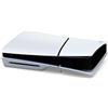 Generic Decalcomanie del centro host dell'adesivo della striscia centrale la console per Sony PS5 Slim, pellicola di protezione della copertura degli adesivi della pelle (Nero smerigliato)