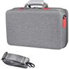 Generic Borsa di stoccaggio della console di gioco per PS5 Slim, custodia protettiva da viaggio Custodia rigida portatile resistente ai graffi con cinghia regolabile (Nero)