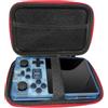 Generico Custodia rigida in EVA Borsa antiurto portatile da viaggio Custodia protettiva impermeabile antigraffio Hangbag console di gioco portatile per Powkiddy RGB30/RGB20SX