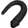 JiXGzAo Doppio Fallo In Silicone Pene Anal Plug Realistico Pene A Doppia Estremità Plug Anale Giocattolo Sessuale For Coppie Vene E Glande Vere Adatto