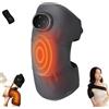 Ficugxd Massaggiatore per Ginocchio Senza Fili, 3 in 1 Ginocchiera Riscaldata per Ginocchia, Spalla e Gomito,3 Livelli di Riscaldamento,3 Livelli di Massaggio,knie massagegerät mit wärme,ginocchio calore-A