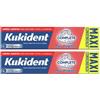 Kukident Complete Plus Original MAXI Crema Adesiva Aroma Menta Leggera, 2x65g