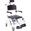 p age Sedia comoda per WC e doccia su ruote Imbottitura in PU basculante seduta da 46 cm Art. RS844-46