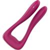 Generic Massaggiatore Jack Rabbit vibratore 2 in 1 Donna, Elasticità a 180° Giocattoli da massaggio in silicone per relax di coppia