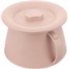 Uonlytech Secchio Per Urina Con Coperchio Vaso Da Notte Portatile in Plastica Contenitore Per Urina Riutilizzabile Orinatoio Stabile E Compatto 8.66X8.66X5.31In Per Adulti E Bambini